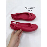 giày crocs nữ bít mũi 2hand, size 36/37, new 95%