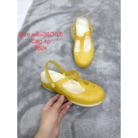 giày crocs sandal nữ 2hand chính hãng, cao 4p, size w6=36/36.5