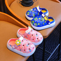 Giày Crocs Trẻ Em Mùa Hè Dép Bé Trai Bé Gái  Giày Trong Nhà Chống Trơn Trượt Đế Mềm