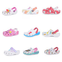 Giày Crocs trẻ emọa tiết hoạtình Hello Kitty béái