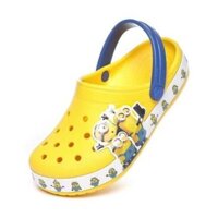 Giày Cross trẻ em , dép Cross cho bé màu vàng chuối MINIONS size từ C7-J3