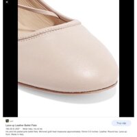 giầy của italy màu da size 36 auth hiệu iris &ink