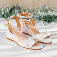 Giày cưới cao cấp Bejo W10.05 Hoa lụa, cành ngọc