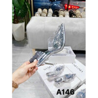 Giày cưới quai trong đính hạt đá cao cấp gót nhọn 8p|Giayxinhxinh.store