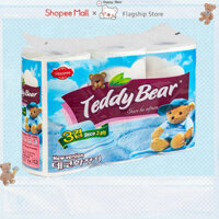 Giấy cuộn đa năng TEDDYBEAR 3 lớp 660 tờ kitchen towel siêu dai dày có hoa văn sang trọng