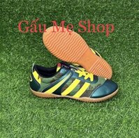 Giày Đá Banh Futsal Màu Lính Mới Đã May Toàn Bộ Đế New - 42