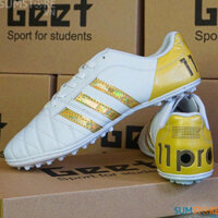 Giày Đá Banh HSSV Giá Rẻ Toni Trắng Vàng Đồng (Đã May Đế)