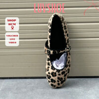 Giày Da Beo Đế Bằng Luvshoe Búp Bê Nữ Chất Da Mềm Êm Chân, Thoáng Chân