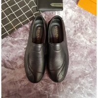 Giày Da Bò Nam Đế Cao Su Thời Trang Cao Cấp