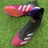Giày đá bóng Adidas Predator Freak + TF-Đen Hồng-42-239