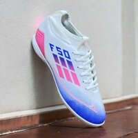 Giày Đá Bóng Atom F50 Trắng Hồng Cổ Chun