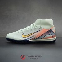 GIÀY ĐÁ BÓNG CHÍNH HÃNG NIKE ZOOM MERCURIAL SUPERFLY 10 ACADEMY MDS TF - FZ1382-300 - TRẮNG/XANH ĐEN