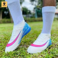 Giày đá bóng cổ cao Wakafly đế cao su _Giày bóng đá Wakafly đế đệm EVA sân nhân tạo (khâu full đế)