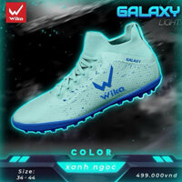 Giày đá bóng cổ cao Wika Galaxy Light size 34-44 trẻ em người lớn nam nữ cao cấp chính hãng nguyên hộp giá rẻ xanh ngọc