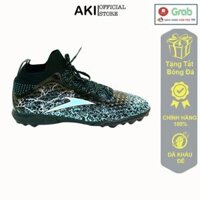 Giày Đá Bóng Cỏ Nhân Tạo Mira Galaxy S1 Đen Xanh Thể Thao Nam Chính Hãng Phong Cách - Mg004 - Màu Đen Xanh,Size 42