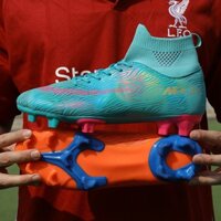 giày đá bóng đẹp freeship FG lovers soccer shoes outdoor high top football boots [TOP CHAY ]