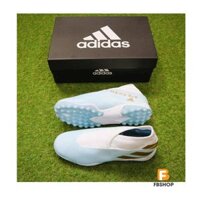 Giày đá bóng không dây Adidas Nemeziz 19.3 TF/ Màu Trắng xanh