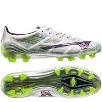Giày đá bóng Mizuno Alpha II Elite FG/AG Frontier Pack - White/Silver Iridescent/Black P1GA256209