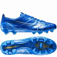 Giày đá bóng Mizuno Alpha Elite FG/AG Mugen - Laser Blue/White/Gold P1GA246227