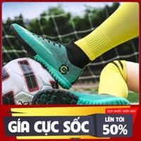 Giày đá bóng nam CR7 Mercurial FG Giày Futsal TF FG Giày đá banh Giày bóng đá nữ cổ cao giay da bong sân cỏ nhân tạo