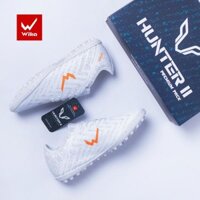 Giày Đá Bóng Nam, Đồ Đá Banh Wika Hunter 2 Cổ Thun Lưỡi Gà Liền Đế Cao Su Tf Thế Hệ Mới Phù Hợp Đá Banh Sân Cỏ Nhân Tạo