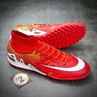 Giày Đá Bóng Nike Air Tezaz Superfly 9 Elite Đỏ Cao Cổ TF