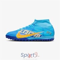 Giày đá bóng Nike Zoom Mercurial Superfly 9 Academy KM TF - Xanh/Vàng - DO9347-400 cỏ nhân tạo