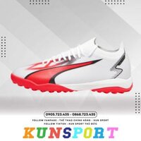GIÀY ĐÁ BÓNG PUMA ULTRA MATCH TT BREAKTHROUGH - PUMA WHITE/PUMA BLACK/FIRE ORCHID 107521-01