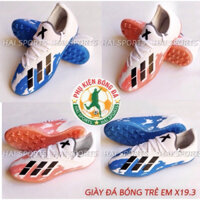 Giày đá bóng sân cỏ nhân tạo trẻ em X19.3 Tago mới nhất 2025 -Khâu FULL đế -Giày đá banh X19.3