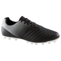 Giày đá bóng sân cỏ tự nhiên 100 fg cho người lớn đen trắng DECATHLON kipsta mã 8397881