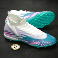 Giày Đá Bóng TF Adidas X Dragon Trắng Xanh Cao Cổ