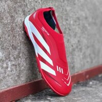 Giày Đá Bóng TF Adidas Predator Elite Đỏ Ko Dây