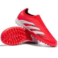 Giày Đá Bóng TF Adidas Predator Elite Đỏ Trắng Ko Dây