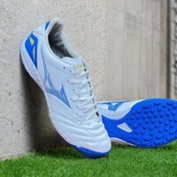 Giày Đá Bóng TF Mizuno Morelia Neo 4 Pro Trắng Xanh