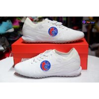 Giày đá bóng Tiempo Legend 10 Pro TF - trắng Free khâu đế + tặng tất SIZE 39 - 45