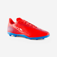 Giày đá bóng trẻ em siêu bền 160 ag/fg đỏ Decathlon KIPSTA mã 8798122