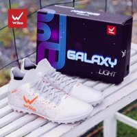Giày Đá Bóng Wika Galaxy Đá Sân Cỏ Nhân Tạo Chính Hãng Khâu Full Đế Tặng Tất Dệt Kim
