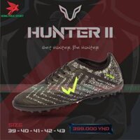 GIÀY ĐÁ BÓNG WIKA HUNTER 02 SÂN CỎ NHÂN TẠO MÀU ĐEN