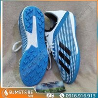 Giày Đá Bóng Winbro Cổ Cao Xanh Nhạt - Giày Đá Banh TF Khâu Full Đế và Tặng kèm túi rút -nh7 '