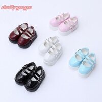Giày da búp bê DAILYGOGOGO, Giày công chúa mặc thường ngày thời trang, Giày bốt da búp bê 6,8CM chất lượng cao 1 / 4 búp bê BJD