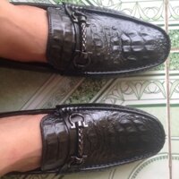 Giầy da cá sấu. Chất liệu da 100% nhé