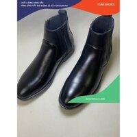 Giày da chelsea bốt ,giày boot nam,giầy cao cổ nam, giày da