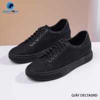 Giày da kiểu dáng thể thao Smartmen DELTA-09 Đen