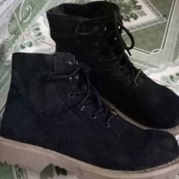 Giày da lộn cổ cao Nam