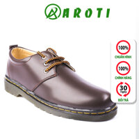 Giày Da Nam AROTI Dáng Boot Chất Da Đẹp Cao Cấp,Đế Khâu Chắc Chắn Form Mạnh Mẽ,Nam Tính Màu Nâu,Đen- Đủ size M353-N