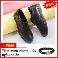 Giày Da Nam AROTI Dáng Boot Chất Da Đẹp Cao Cấp,Đế Khâu Chắc Chắn Form Mạnh Mẽ,Nam Tính Màu Nâu,Đen- Đủ size M353-D (PT)