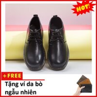 Giày Da Nam AROTI Dáng Boot Chất Da Đẹp Cao Cấp,Đế Khâu Chắc Chắn Form Mạnh Mẽ,Nam Tính Màu Nâu,Đen- Đủ size M353-D(V)