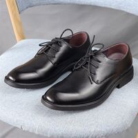 Giày da nam buộc dây HLA - Size 43