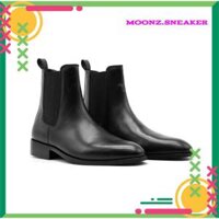 Giày Da Nam Chelsea Boot Cổ Cao WISESTMAN