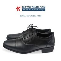 Giày Da Nam mã 102 - Da bò thật 100%, Có khâu đế, Bảo Hành 12 Tháng
